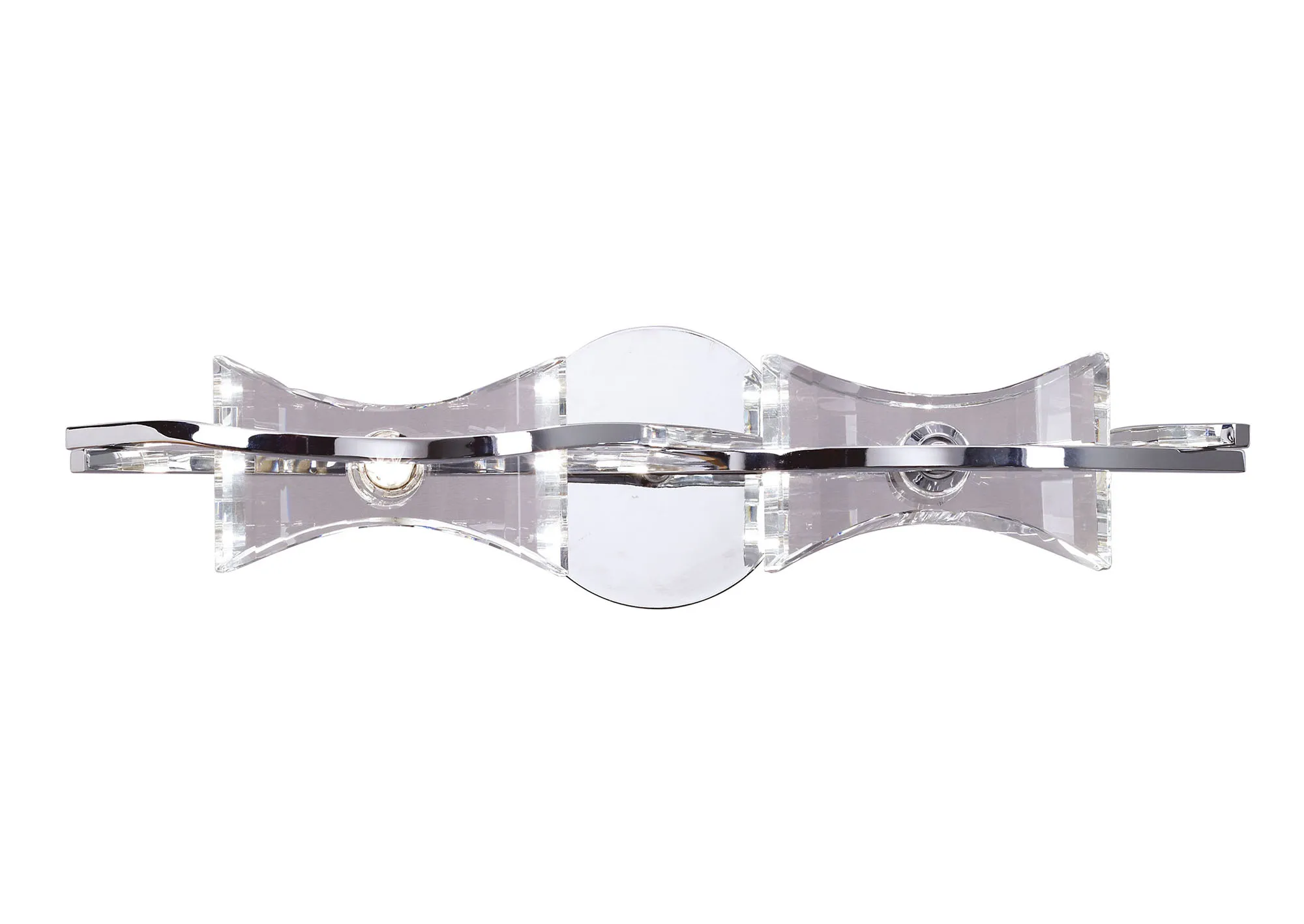 M0893  # Kromo Wall Lamp 2 Light G9, Polished Chrome